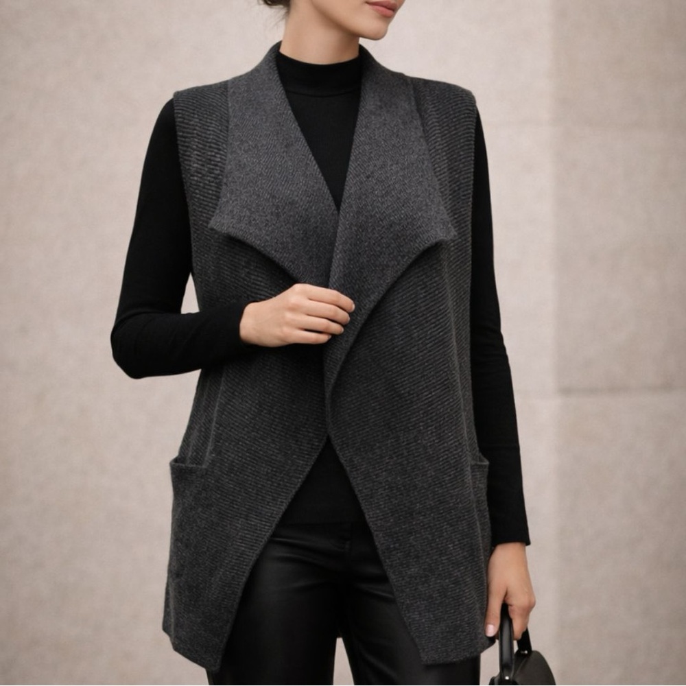 NWT Warehouse One Knit Vest/Grey Knitted Vest